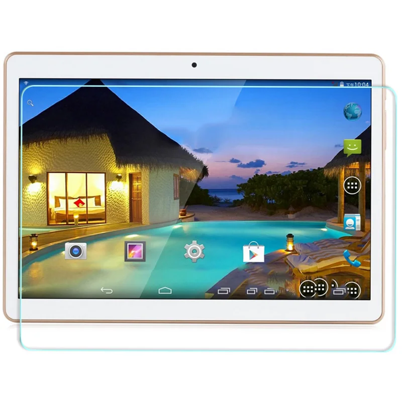 Tempered Screen Glass for 9.6 inch 3G 4G LTE tablet pc Octa core 1280*800 5.0MP 4GB 32GB Android 5.1 Bluetooth GPS tablet