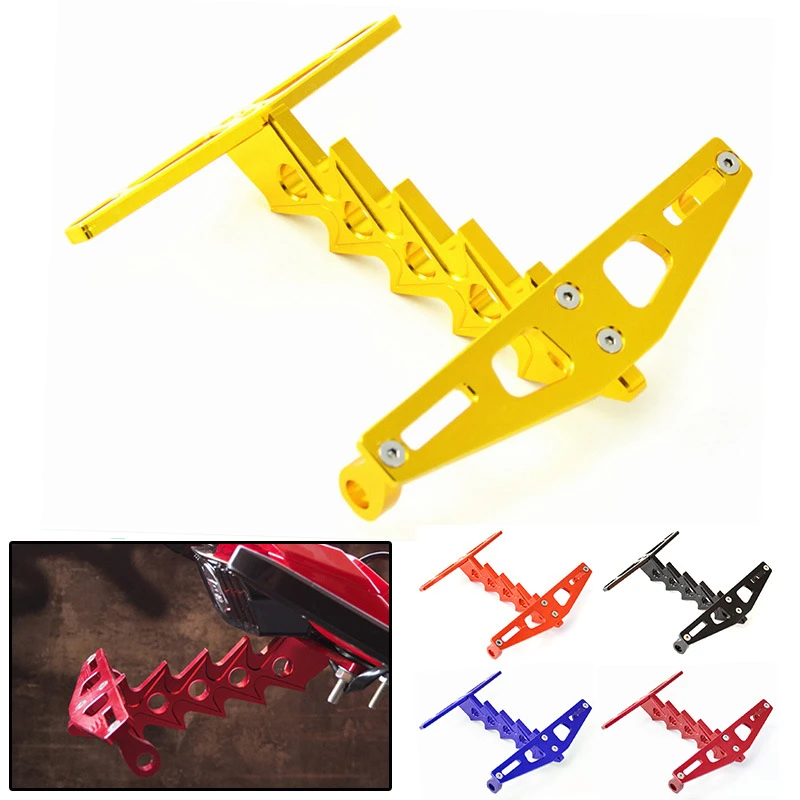 

Motorcycle Registration Plate Holder For Benelli YellowDragon 300 TNT 300 HONDA MSX125 GROM M3 M5 CNC Aluminum Alloy Accessories