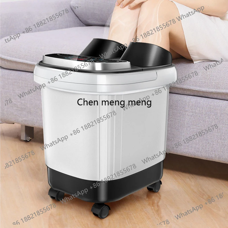 Electric Household Constant Temperature Deep Barrel Pedicure Machine Foot Bath Automatic Heating Massage Footbath Sauna 220V