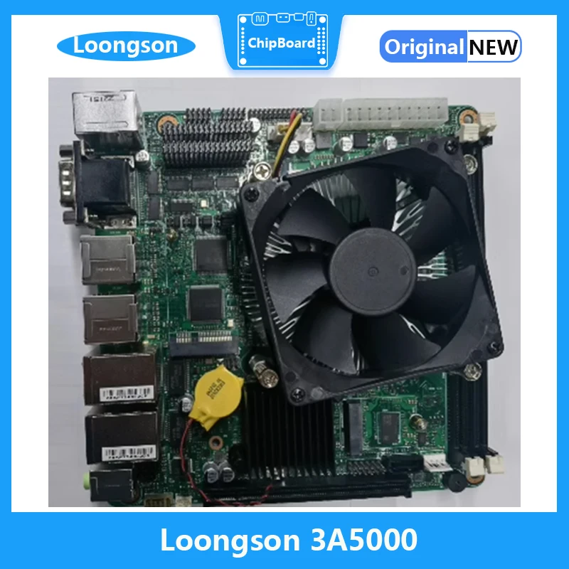 Loongson 3A5000 IPC Loongson Transportation Financial IPC industry control computer 17X17 Main Board Multiple Serial Ports