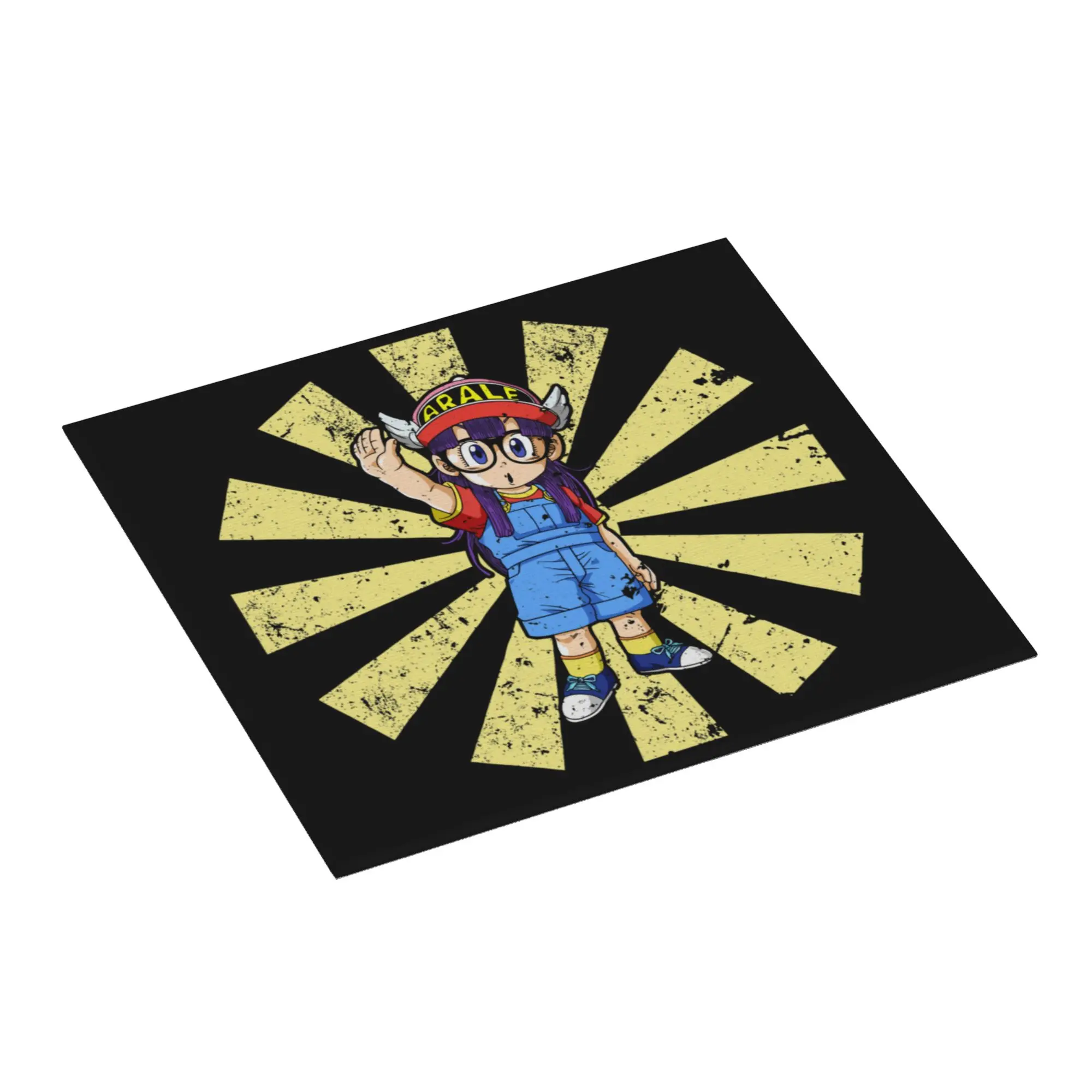 Arare Arale Purple Dr Slump Non Slip Kitchen Counter Protector Mat Barware Tableware Reusable  Bathroom Drying Mat For Kitchen