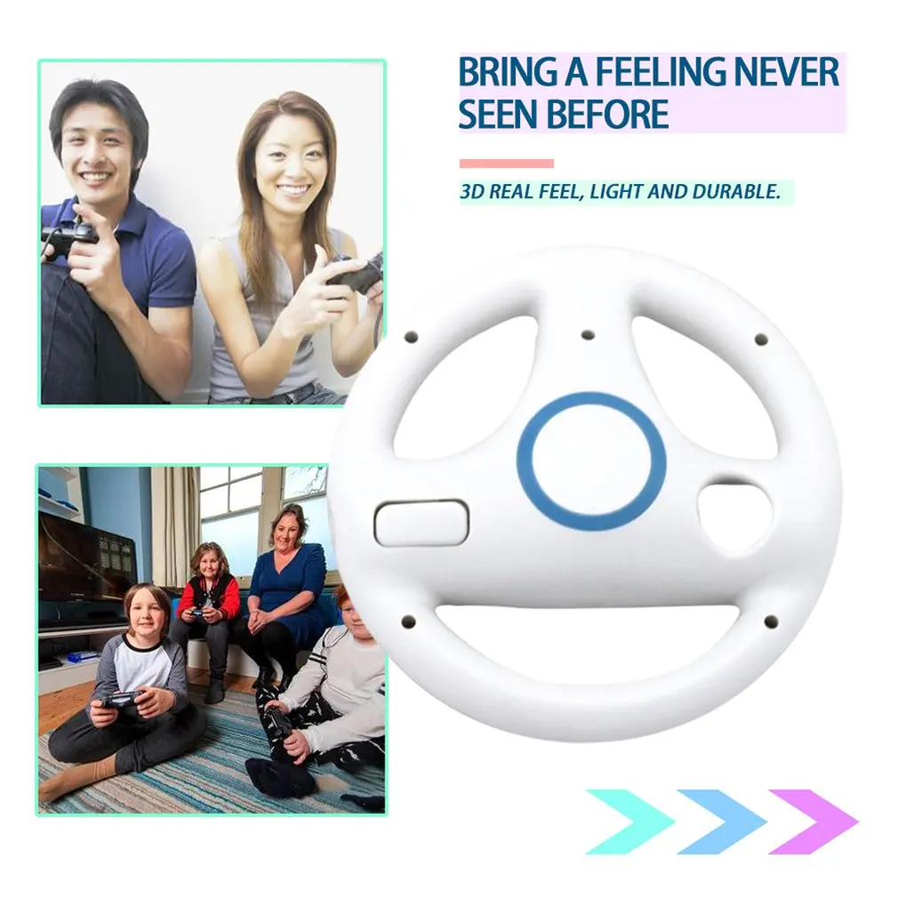 Racing Game Steering Wheel For Nintend For Wii Controller Direction Manipulate Wheel Remote Controller Protective Case Wholesale