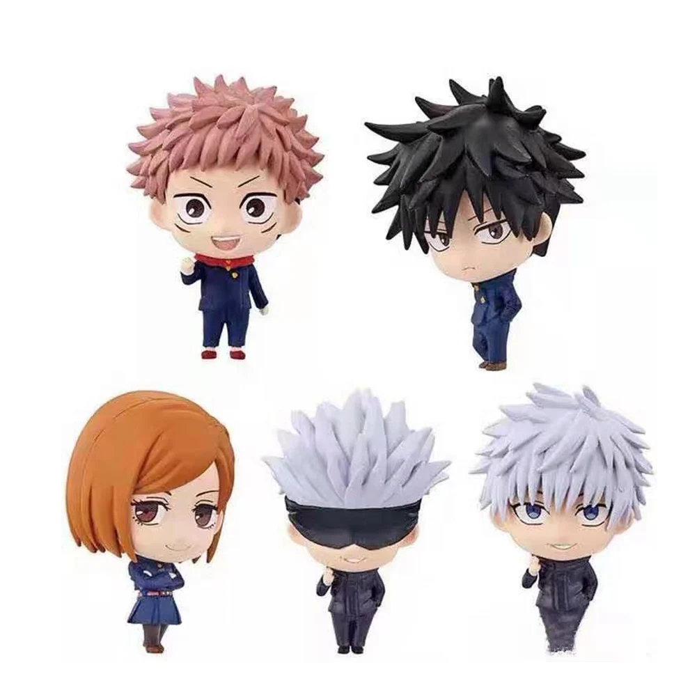 

Anime JJK Figure gojo satoru figure itadori yuji figure Kugisaki Nobara doll Fushiguro Megumi Figure PVC models statues gift 5CM