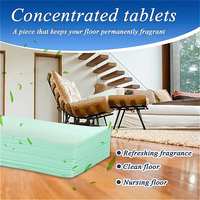 100Pcs Multifunctional Floor Cleaning Sheet Disposable Toilet Tablets Mopping Hygiene Fragrant Dirt  Home Kitchen Bathroom