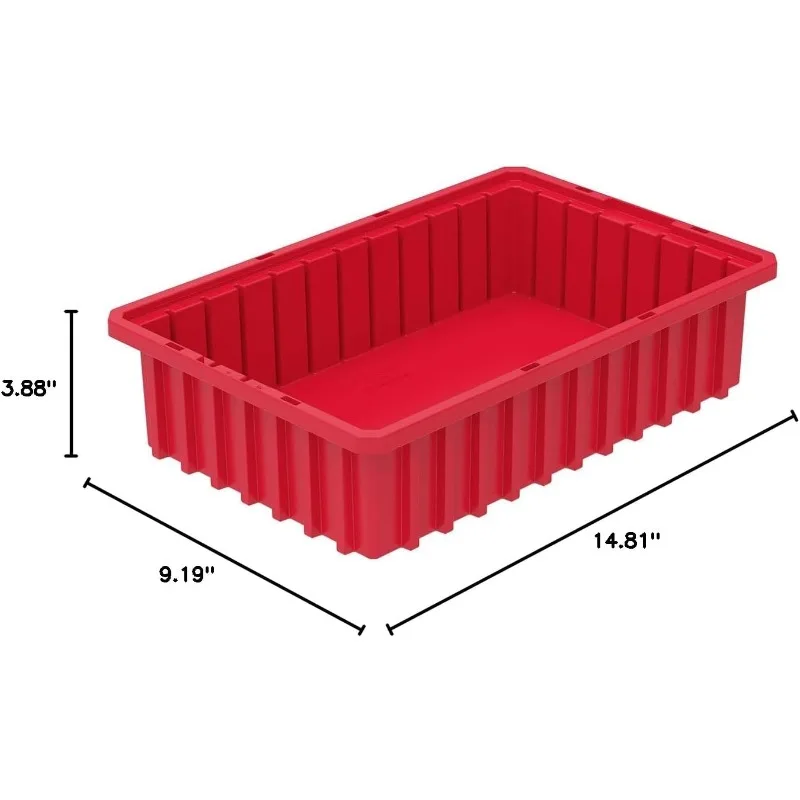 33164 Пластиковая разделительная коробка для моду с прорезями, штабелируемая сетка-контейнер для хранения