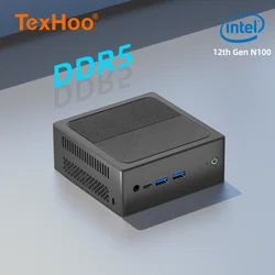 TexHoo Mini PC Intel Celeron N95 N100 Desktop Gaming Computer 8GB 16GB 256GB 512GB DDR4 DDR5 WIFI5 BT4.2