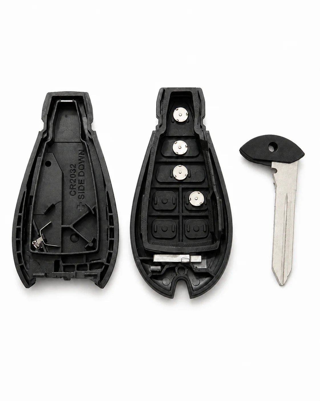 4 Button FOBIK Remote Key Shell Case for Dodge Ram 1500 2500 3500 Chrysler 300 Jeep Grand Cherokee Journey M3N5WY783X IYZ-C01C