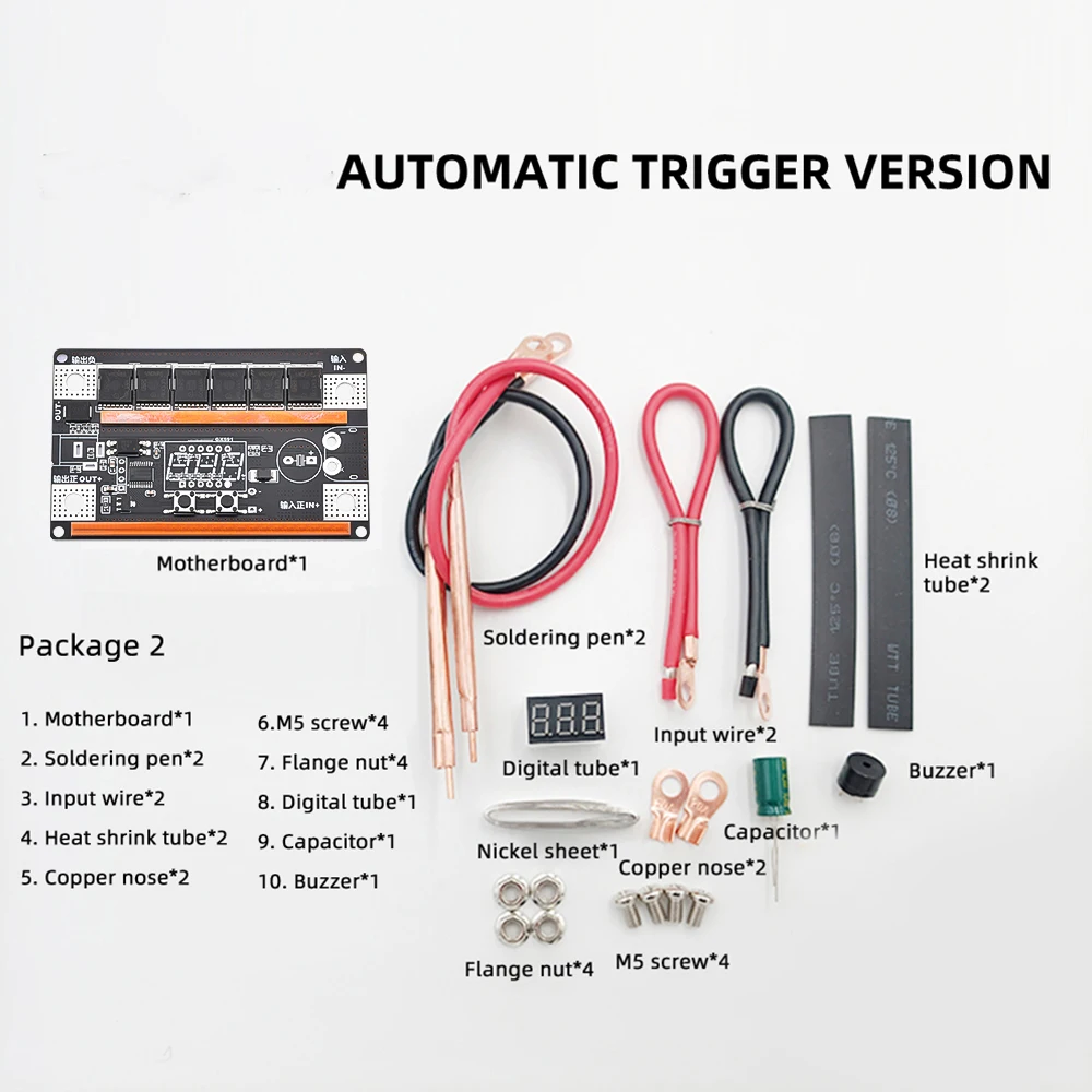 Fai da te portatile 12V batteria accumulo di energia saldatrice a punti PCB circuito stampato saldatori a punti penna per saldatura LED voltmetro digitale