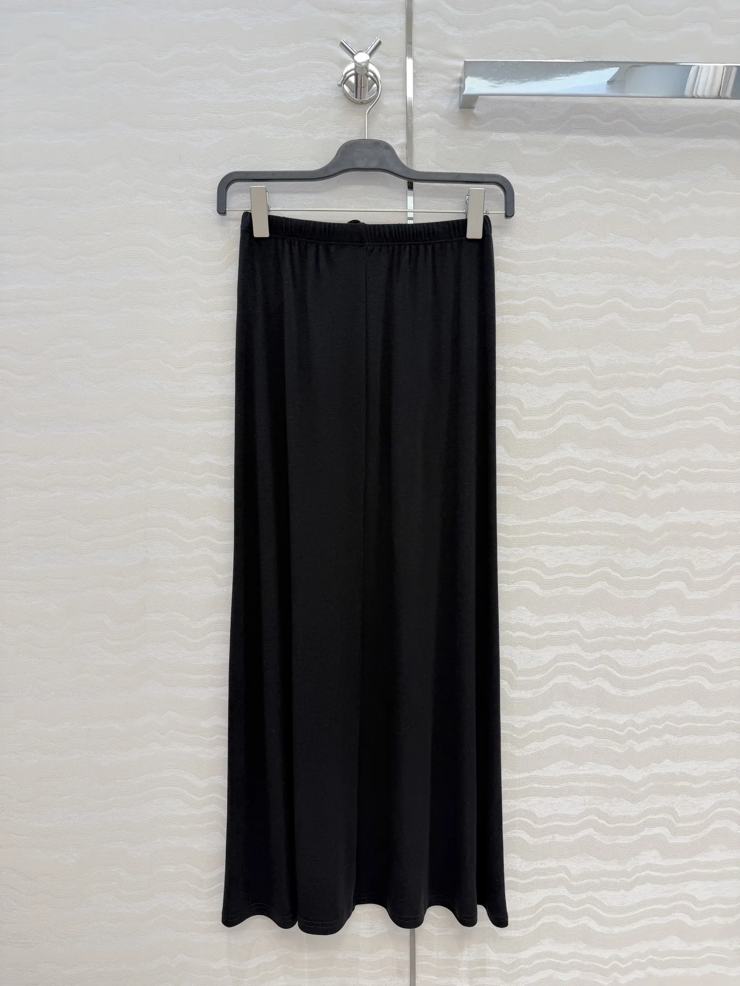 Women Wool Long Midi Skirt, Elastic Waist, Classic Versatile Sweet & Cool Style, 2026 New Arrival