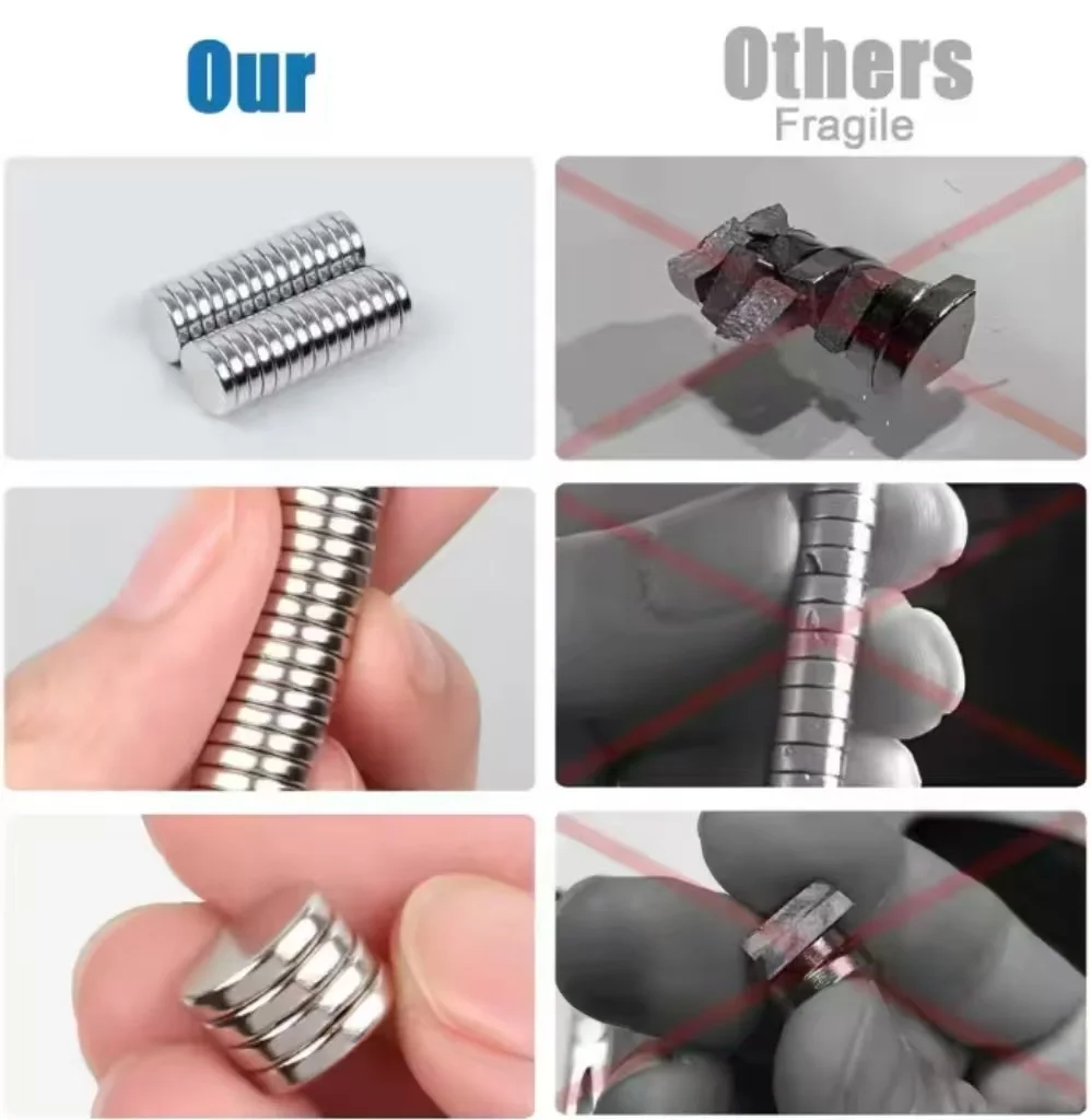 Strong Round Magnets for Fridge, DIY, Projects, Science, Office 4x2 6x2 6x3 8x2 8x3 썸네일 6