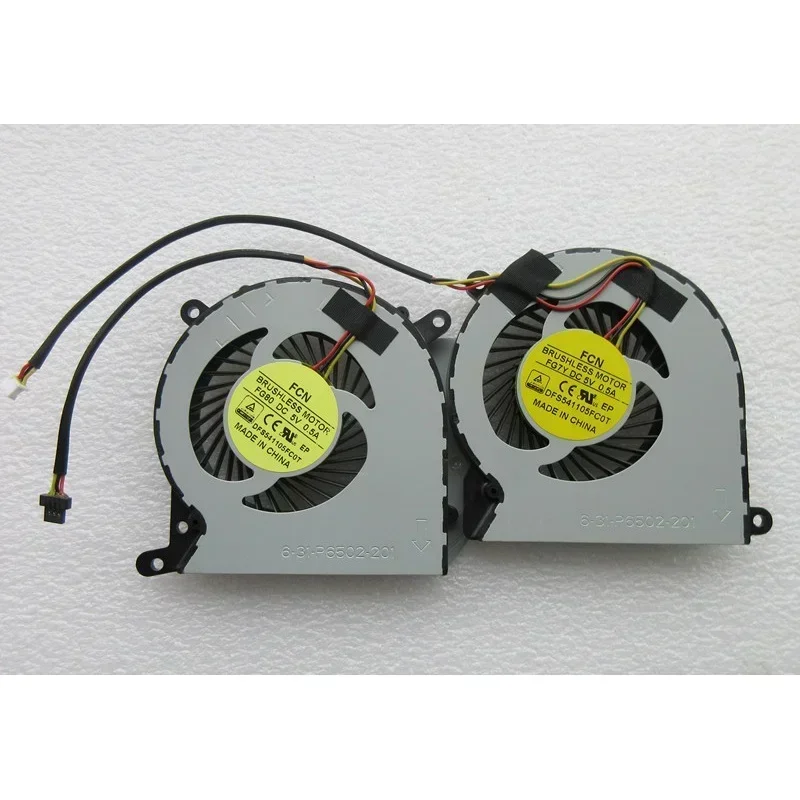 New Original laptop GPU cooling fan for FCN brushless motor fg80 fg7y � 5V 0. 5a 6-31-p6502-201 3pin