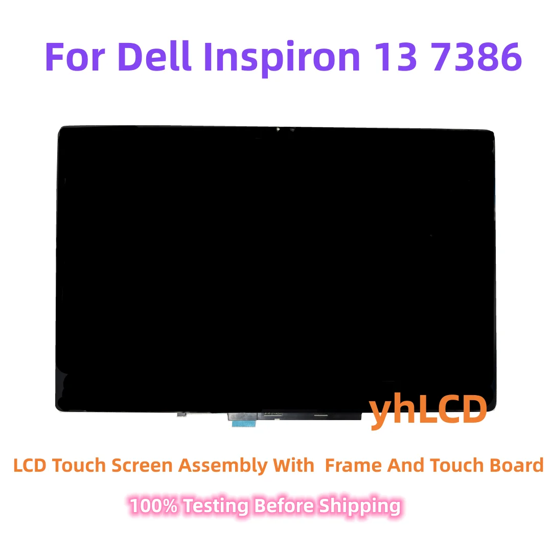 13.3'' Inch For Dell Inspiron 13 7386 P91G P91G001 LCD Display Touch Screen Digitizer Glass Panel Assembly FHD 1920X1080