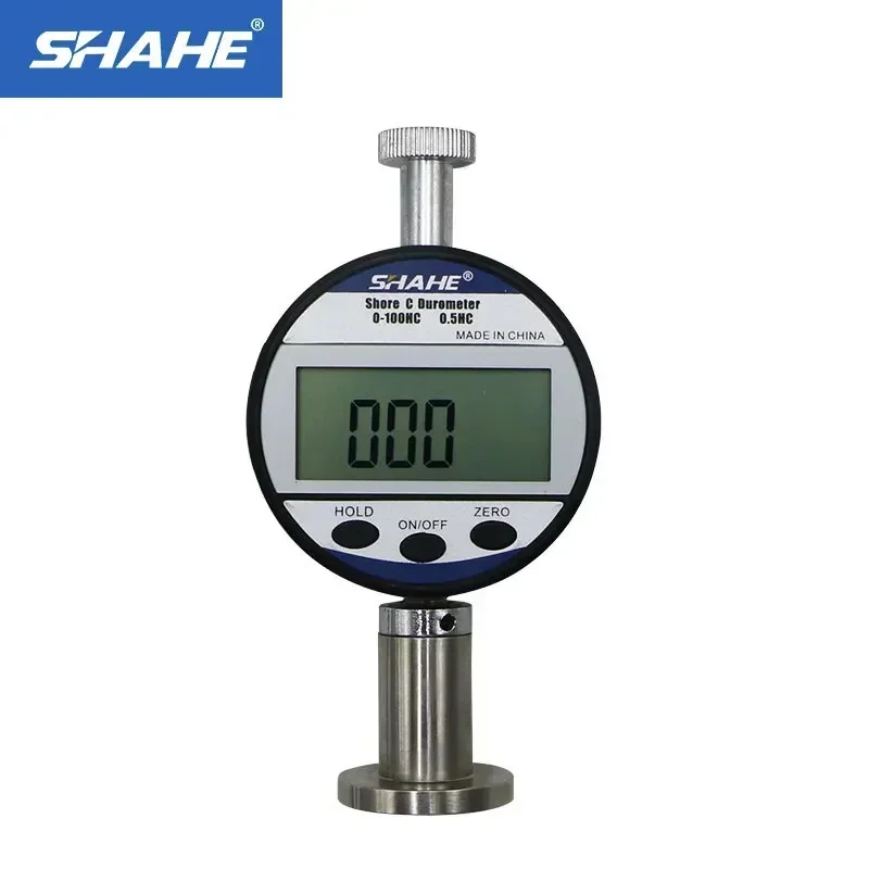 SHAHE Cyfrowy twardościomierz Shore A C D Cyfrowy tester twardości 0-100 do plastikowej skóry gumy Multi-resin