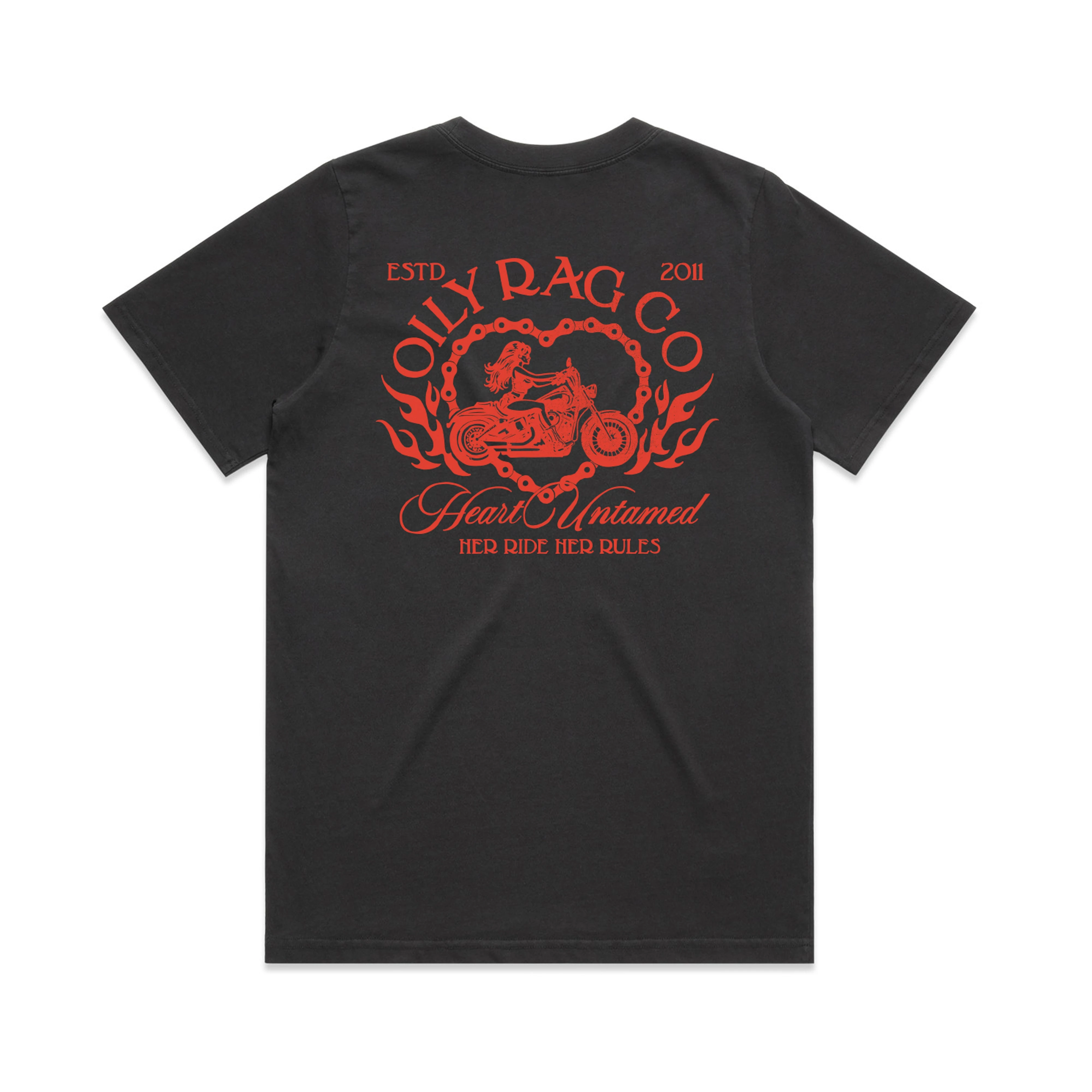Graveyard-Shift Dual-Skeleton Repairing Chopper-Motorrad Tattoo Grafik T-Shirt Baumwolle Herren Damen T-Shirt Outdoor Freizeit-Oberteil – Detail 30