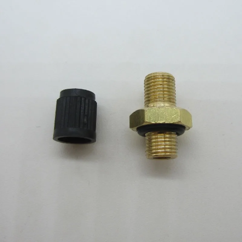 Brass Schrader Valve M8 M10 Thread Variable Diameter Air Valve With Seal, Valve Core Inflation Deflation Quick Release Valve