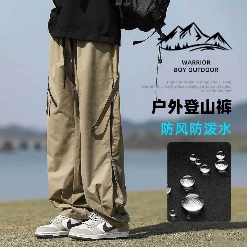 Spring Summer Hiking Pants Men Waterproof Casual Outdoor Activity Trousers Men's Camping Cargo Pants Joggers Men Clothing