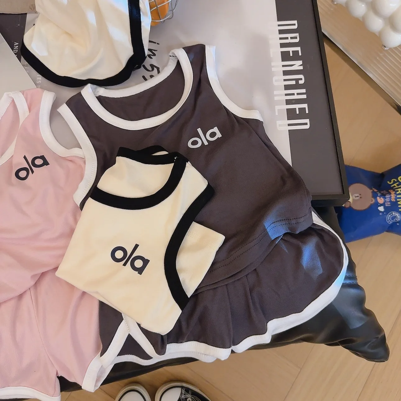 Children's Vest Short Set Thin Summer New Comfortable Modal Air Conditioning Home Clothes for Boys and Girls
