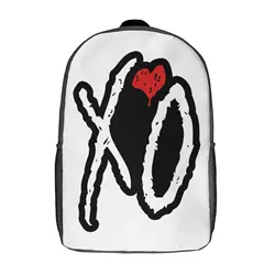 Xo The Weeknd-Bolsa de almuerzo duradera y cómoda, 3 en 1, mochila de 17 pulgadas, bolsa para bolígrafos, bolsas para actividades deportivas, novedad