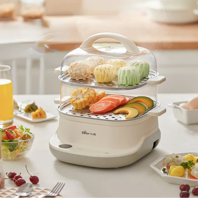 

Multifunctional Electric Steamer Small Steam Pot Multi-Layer Large Capacity Breakfast Machine Electric Steamer Fantastic Steamer