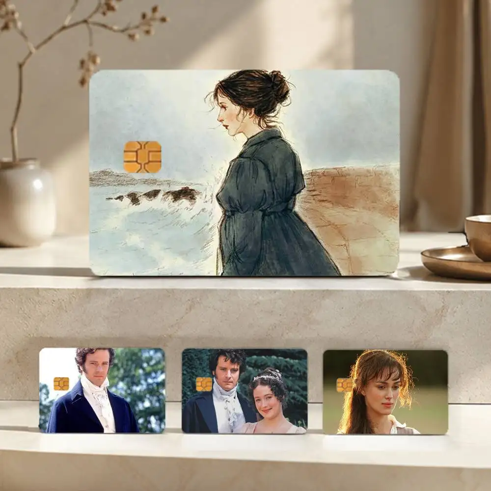 Classic P-Pride and P-Prejudice Sticker Film Tape Skin for Credit Card Debit Card Waterproof Stickers