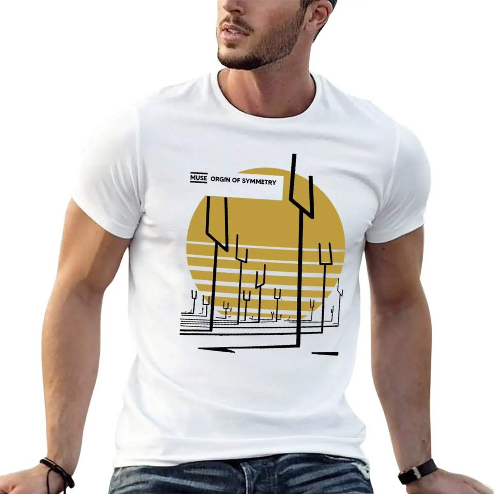 

New Muse Merch Symmetry Dot Shirt T-Shirt boys white t shirts vintage t shirt men graphic t shirts