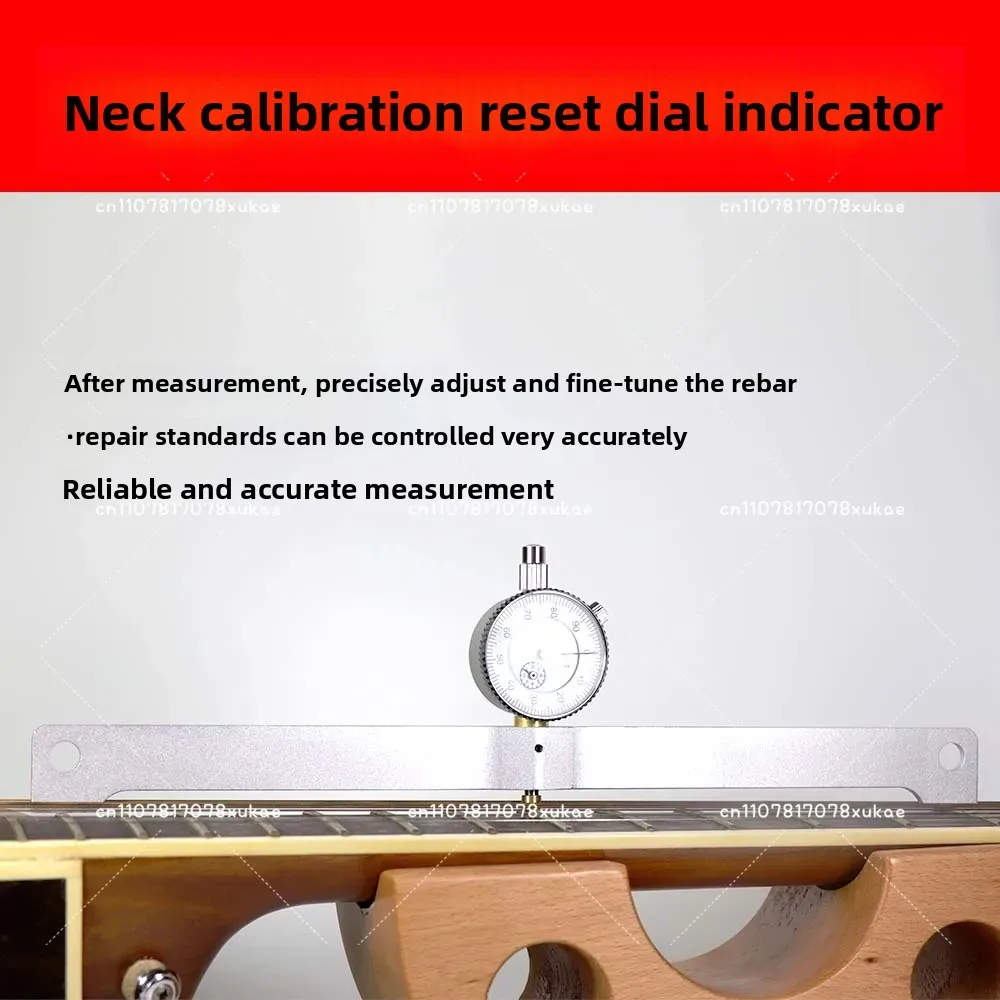 

Neck Curvature Measurement Dial Meter Acoustic Guitar Relief Neck Reset Calibration Piano Repair Tool