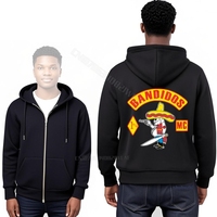 Hoodys for men Spring Breathable Sweatshirt Banditos Mc Logo With Sombrero Workout Streetwear Sweatshirt Fashion Street Wear