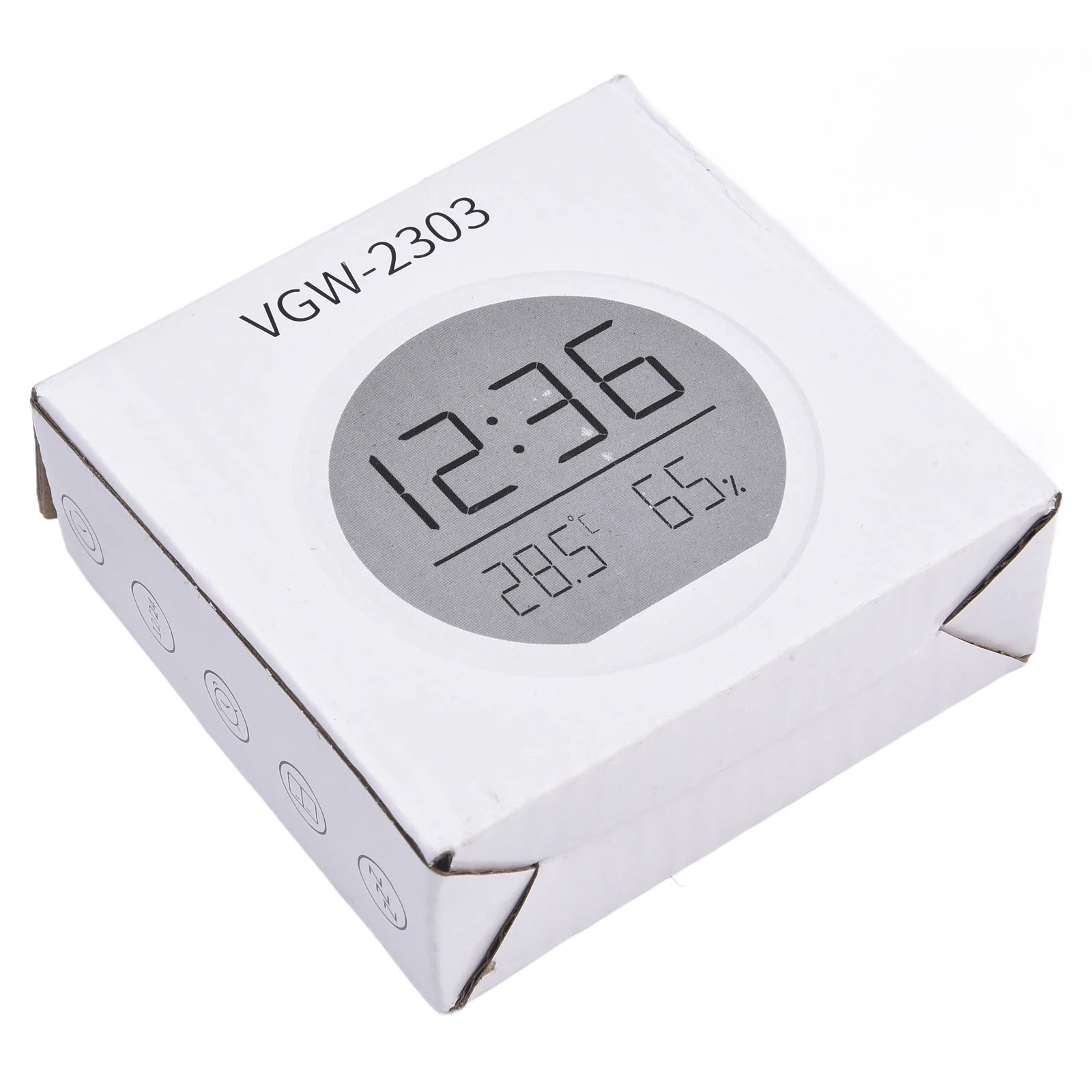 Wide Viewing Angle Indoor Home Electronic Alarm Clock Temperature Display Time Display Dry Wet Cold Warm HD Large Screen
