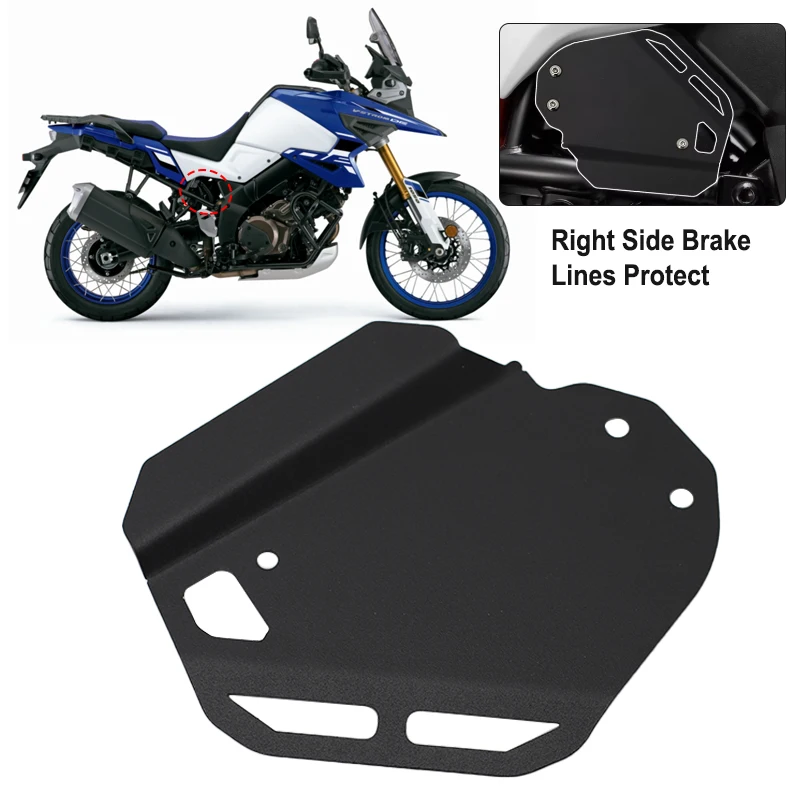 For SUZUKI VSTROM 1050 XT DL1050 Vstrom V-STROM 1050/XT 2019-2023 Right Side Brake Lines Protect Frame Cover Guard Protector