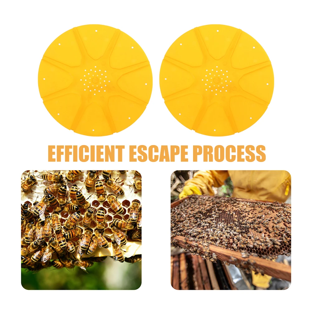 

2 Pcs Beekeeping Tools Hive Entrance Reducer High Quality Escape Device Door Exit Pp Anti Plate