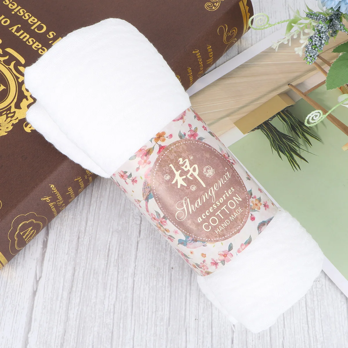 

1 шт. льняной хлопковый шарф, мятый стиль, одноцветный, простой дизайн, мягкий дышащий, подходит для всех сезонов, льняной шарф