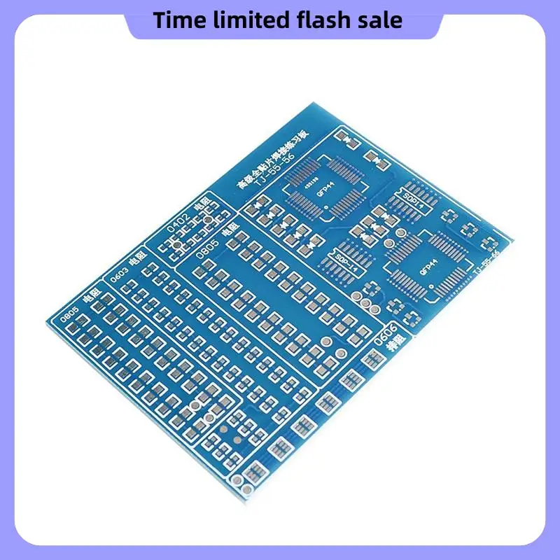 

A40T 10 Sets Welding Practice Circuit Board Kit For SMT Skill Training 110 Components/Set DIY Welding Practice Circuit Board