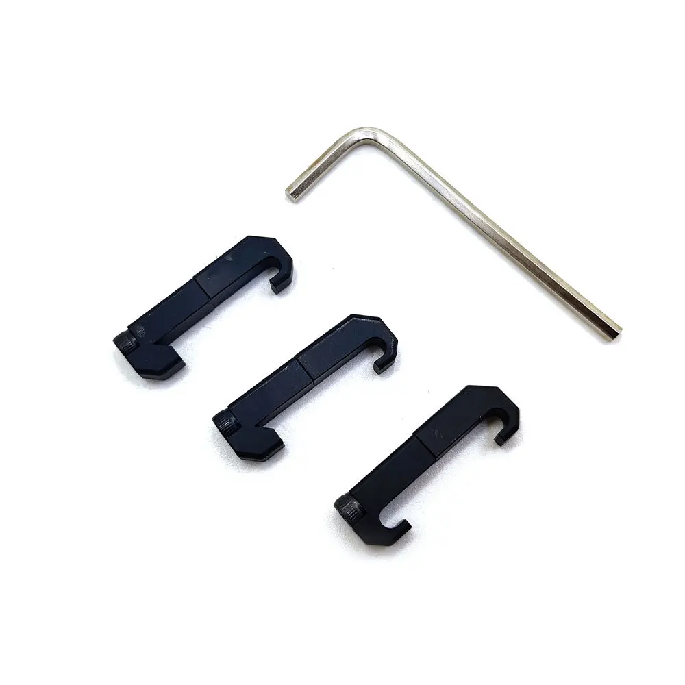 3 قطعة/المجموعة التكتيكية مفتاح ضغط الضوء Picatinny السكك الحديدية سلك دليل لمصباح يدوي وليزر الذيل التبديل كابل إدارة #3