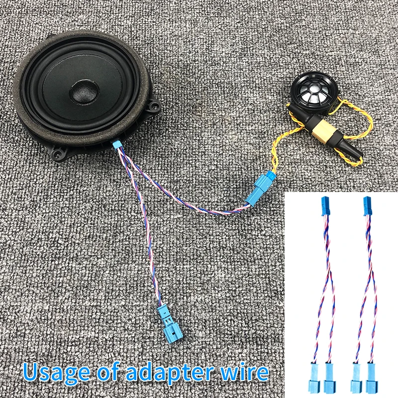 Car Speaker Tweeter Splitter Cable Harness Adapter For BMW F30 F20 F10 G30 E90 E60 E70 G01 1 2 3 4 5 6 7 Series Audio Connector
