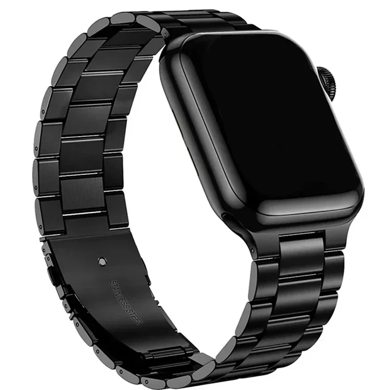 Correa de Metal para Apple Watch, pulsera de acero inoxidable para iWatch Ultra Series 10, 9, 5, SE, 6, 7, 8, 49mm, 45mm, 41mm, 44mm, 40mm, 42mm, 46mm