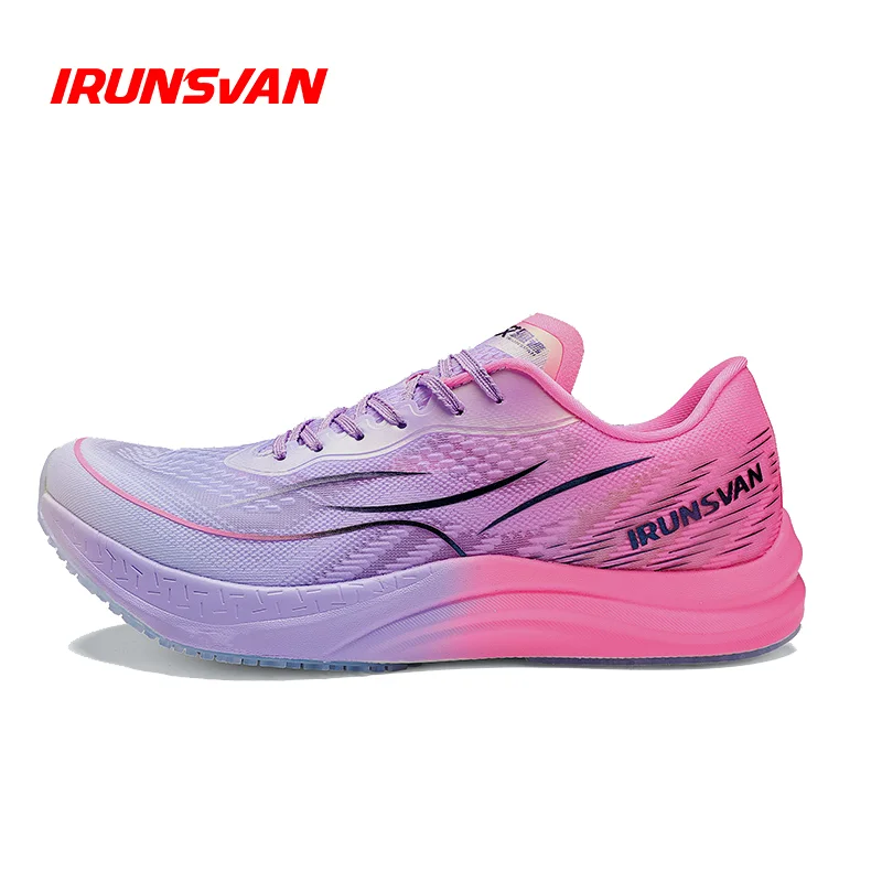 IRUNSVAN Comfortable non slip  supercritical running shoes with high rebound cushioning support racing training shoes for men