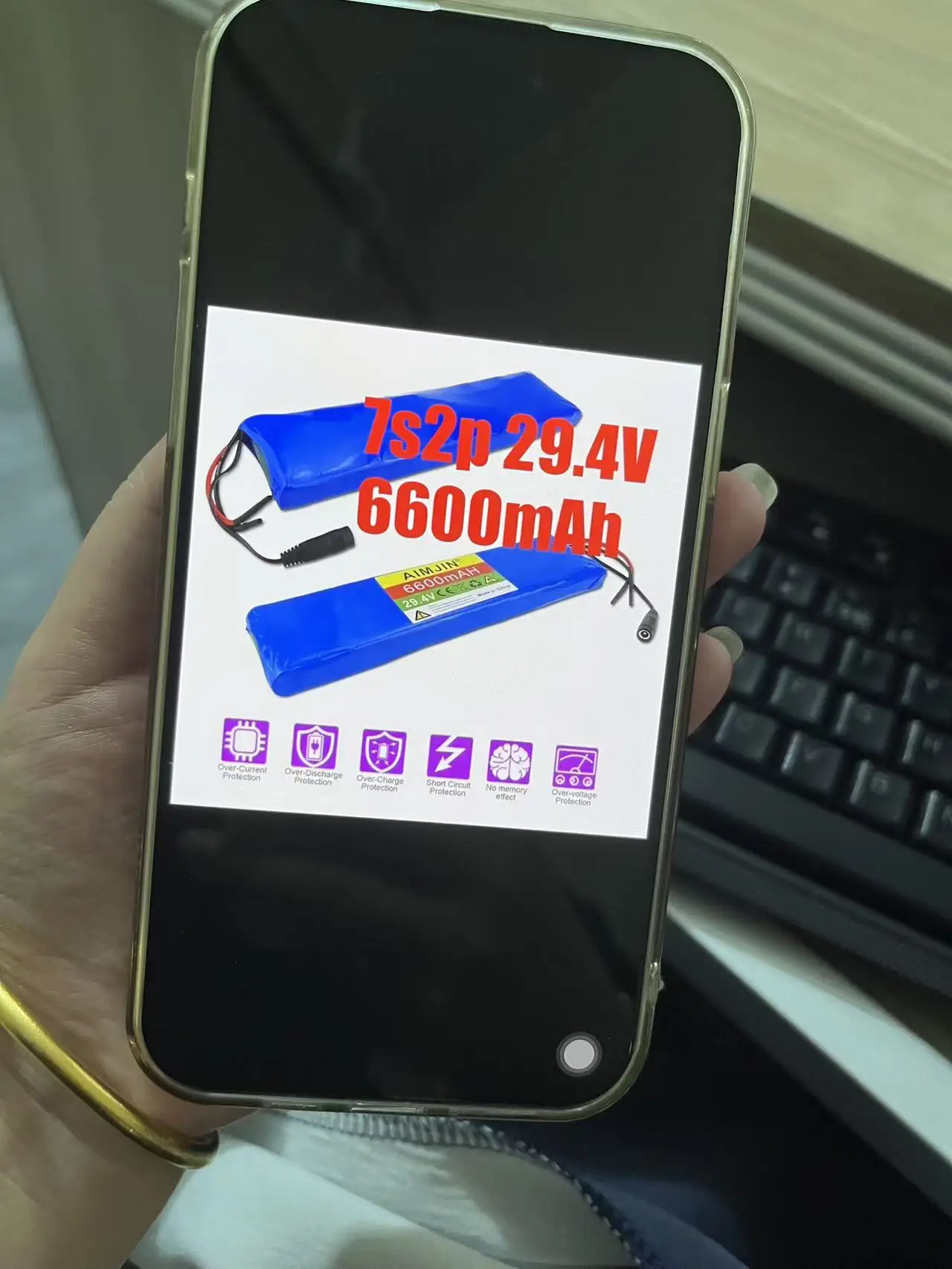 

genuine 7s2p 29.4V 6600mAh 24V 18650 Battery Lithium Ion Battery For transportation equipment Outdoor Power Supplies etc