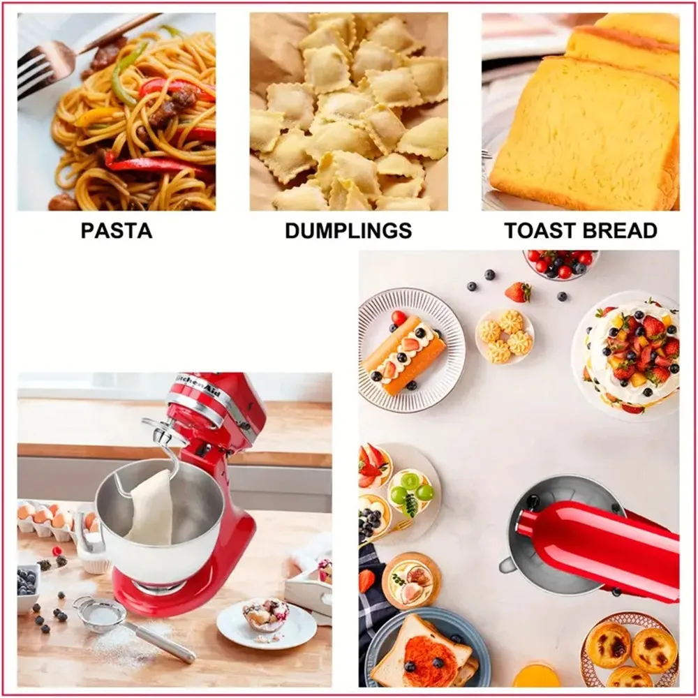 1pcs KitchenAid Cookware Accessory and Dough Stainless Steel Hook, Suitable for 4.5 and 5QT Vertical Mixer Accessories. - view 6