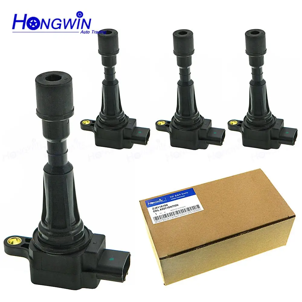 4 PCS For MAZDA 3 BL BK 1.4 1.6 L New Ignition Coil 0E# ZJ01-18-100 ZJ01-18-100A ZJ0118100A ZJ0118100 AIC-4051 AIC4051