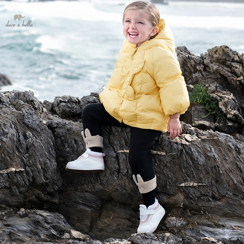 

Dave Bella Children Girls Boys Down Jacket 2023 Winter New Fashion Casual Parkas Padding Outerwear Waterproof Overcoat DB4237550