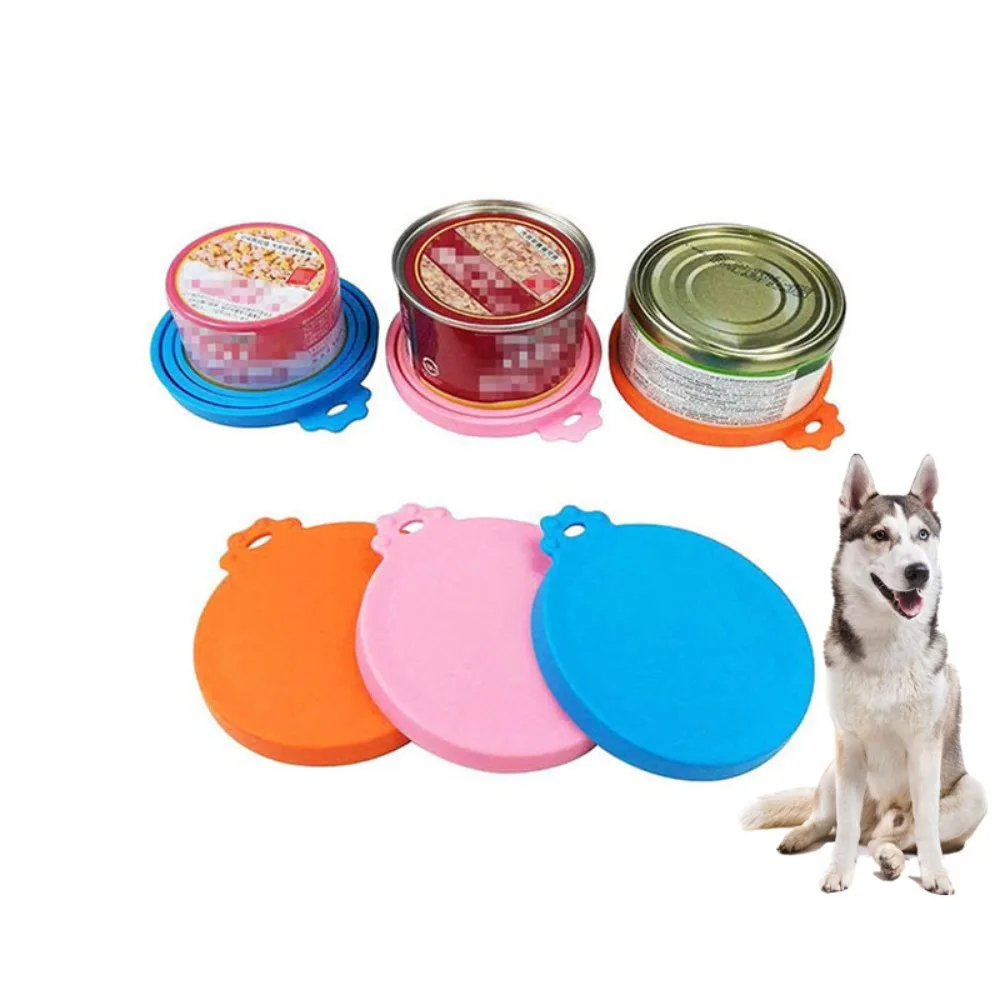 1 Reusable Silicone Pet Can Lid Bpa Free Suitable for Most Sized Dog and Cat Cans - Keeps Food Fresh Prevents Bacterial Odors