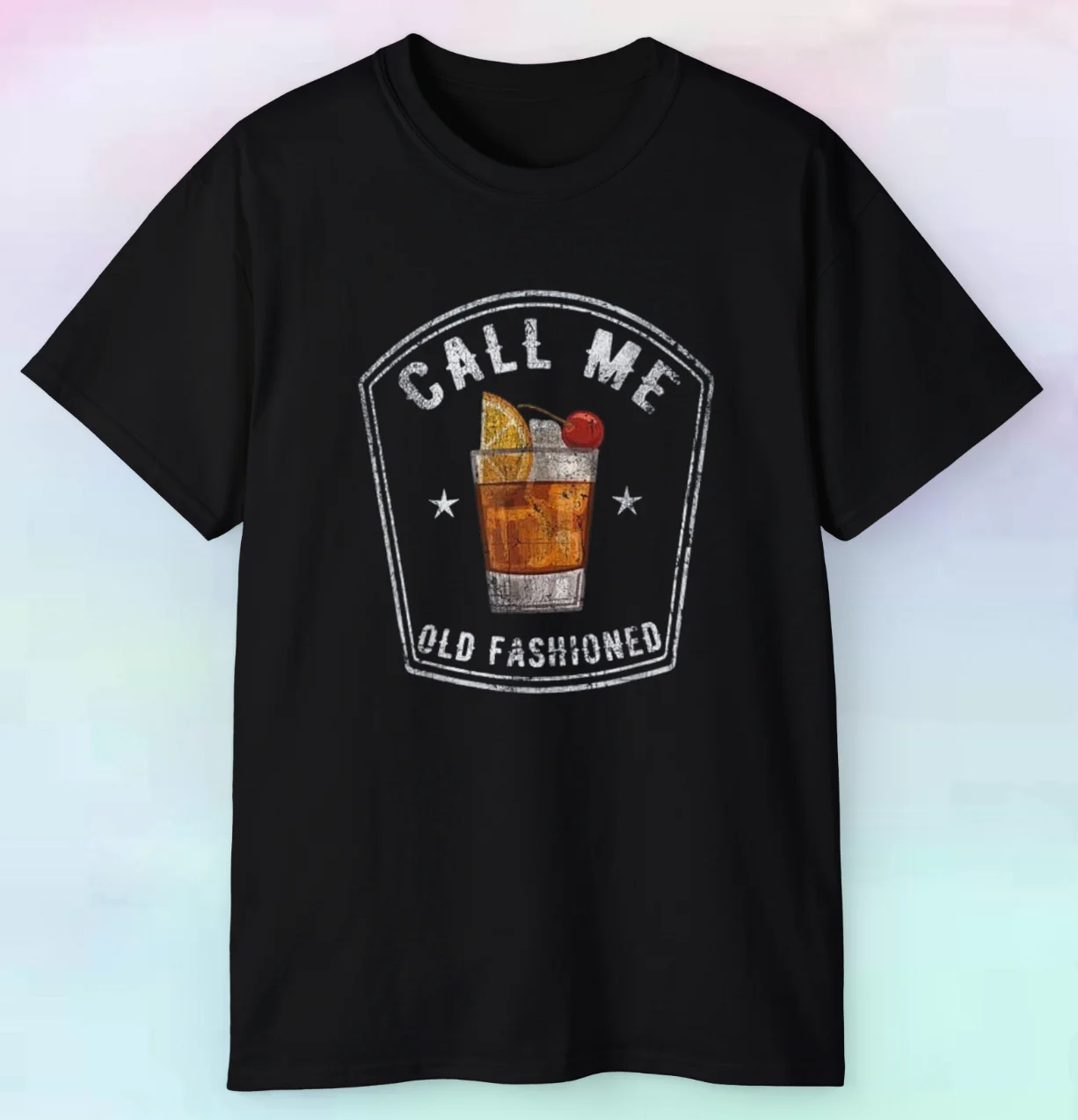 Men's Call Me Old Fashion Drink Shirt | Funny Alcohol Bourbon Drinking | S-5XL