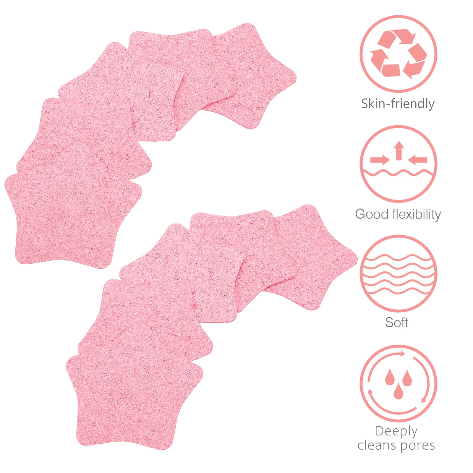 25 قطعة من وسادات قطنية للمكياج سميكة وناعمة للوجه مناديل قطنية لتقشير المسام العميقة لإزالة المكياج صديقة للبشرة #5