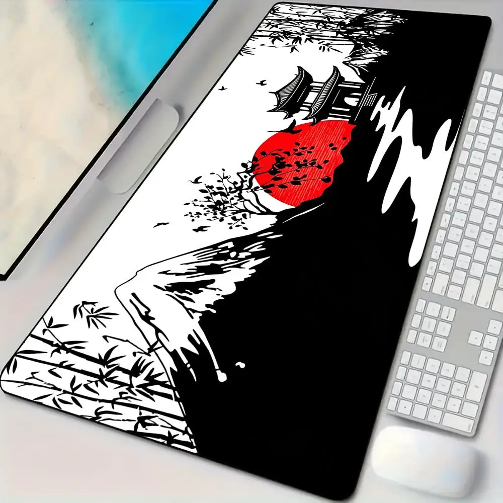 Artistic Ink Landscape Mouse Pad Desk Mat Large Computer Office Carpet XXL Mousepad Gamer Gaming PC Accessories Keyboard Rug