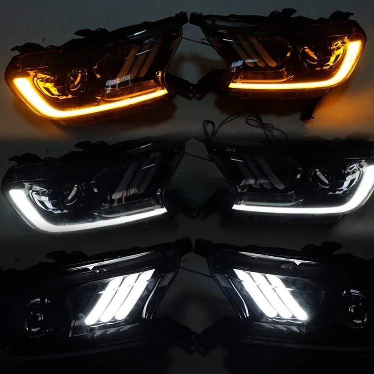 Taishuai Everest Front Head Light LED Headlight For Ranger T7 T8 PX2 MK Car Auto Accessoriescustomcustom