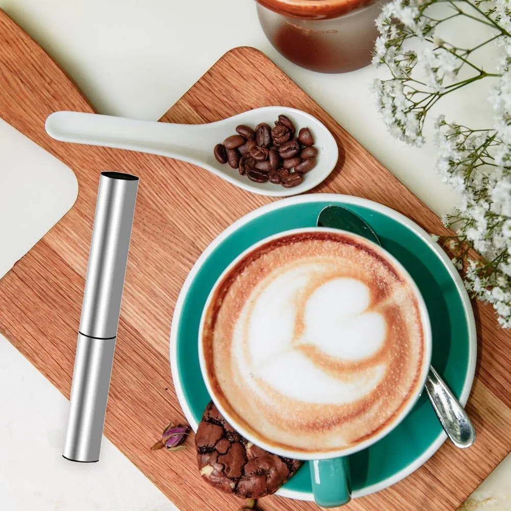 

1Set Electric Milk Frother Stainless Steel Handheld Egg Whisk Cream Mixer Portable Coffee Stirrer Baking Mixer