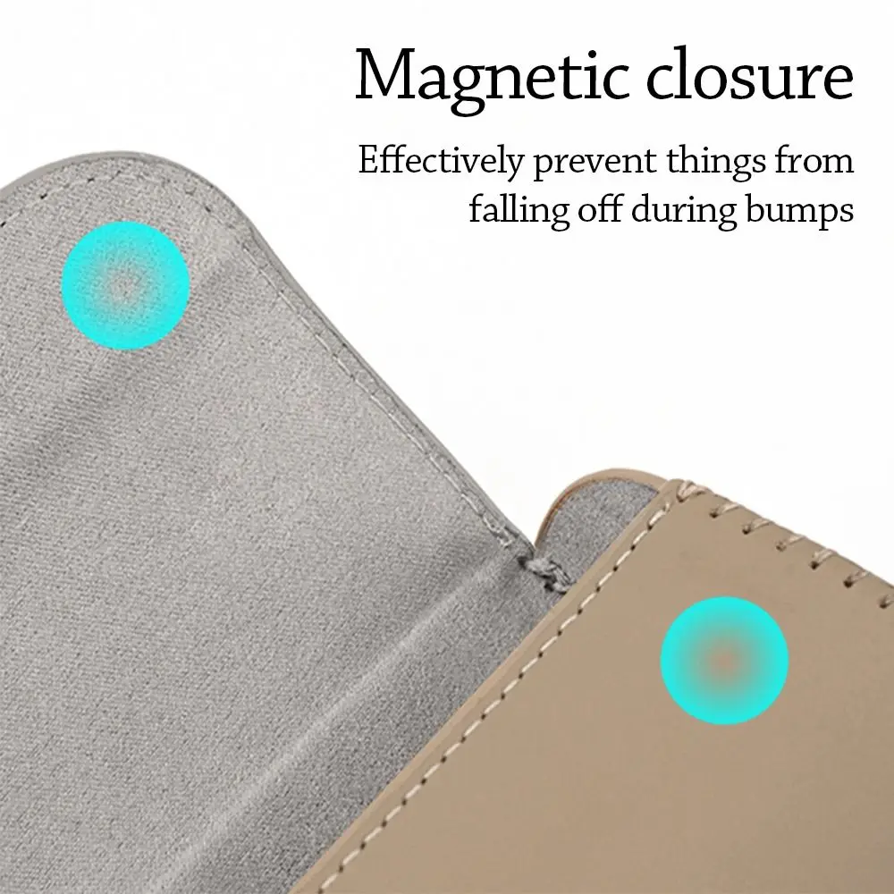 Portable Car Glasses Box Multifunctional Compact Car Sunglasses Case Car Lenses Holder Easy Installation Sun Visor Holder Car