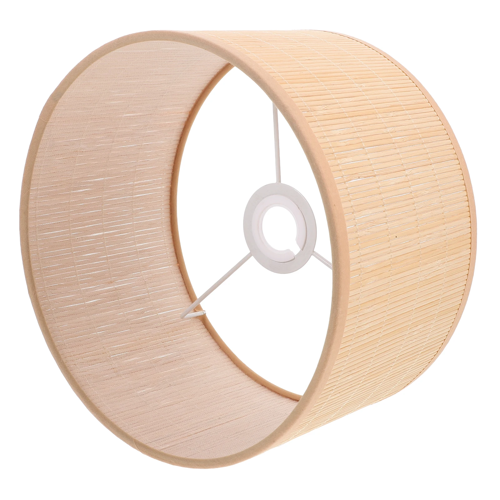 

Bamboo Lampshade Ceiling Lamp Shade Woven Pendant Light Cover Rustic Design for Restaurant Hotel Office Living Room