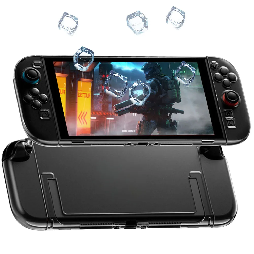 

Transparent Case with Stand Shockproof Protective Shell Protective Cover for Nintendo Switch2 Accessories
