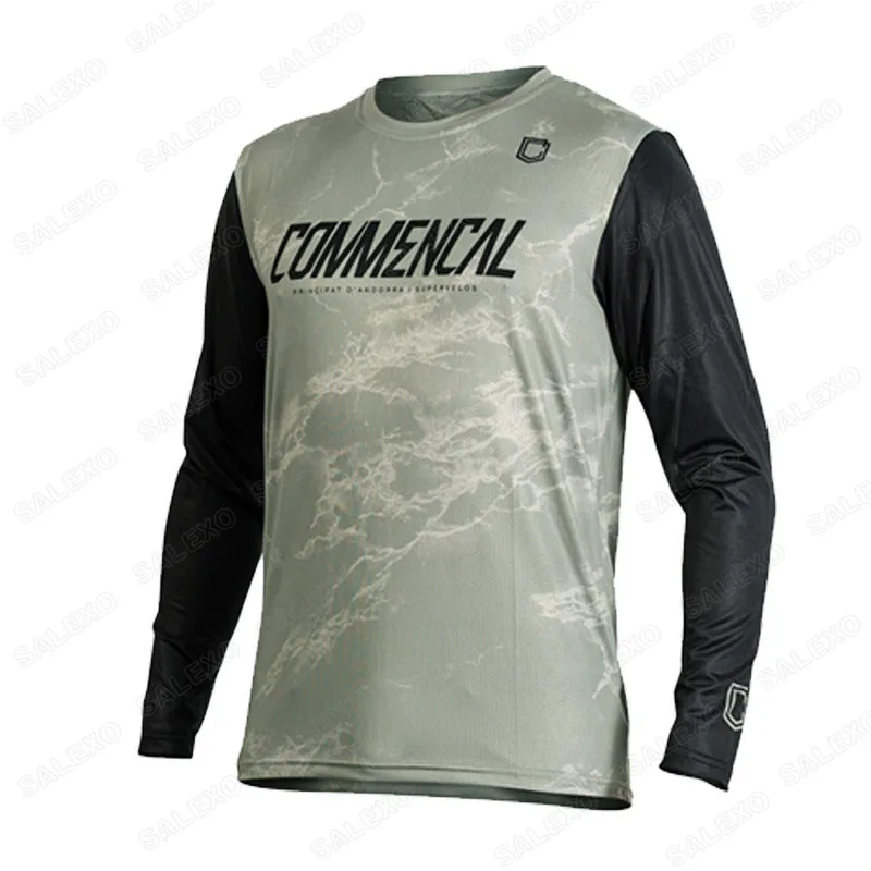 Commencal Downhill Jerseys Men Long Sleeves MTB Bike Shirts Offroad DH Motorcycle Jersey Motocross Sportwear Clothing Jersey